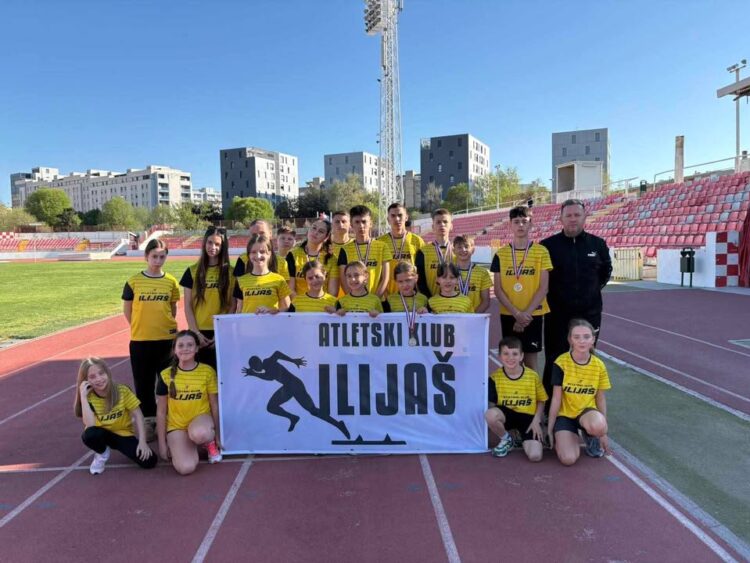 Sjajan uspjeh AK Ilijaš u Splitu: Osvojeno sedam medalja