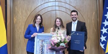 Lejli Njemčević uručena Državna nagrada za sport Bosne i Hercegovine