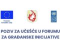 Poziv za učešće u forumu za građanske inicijative