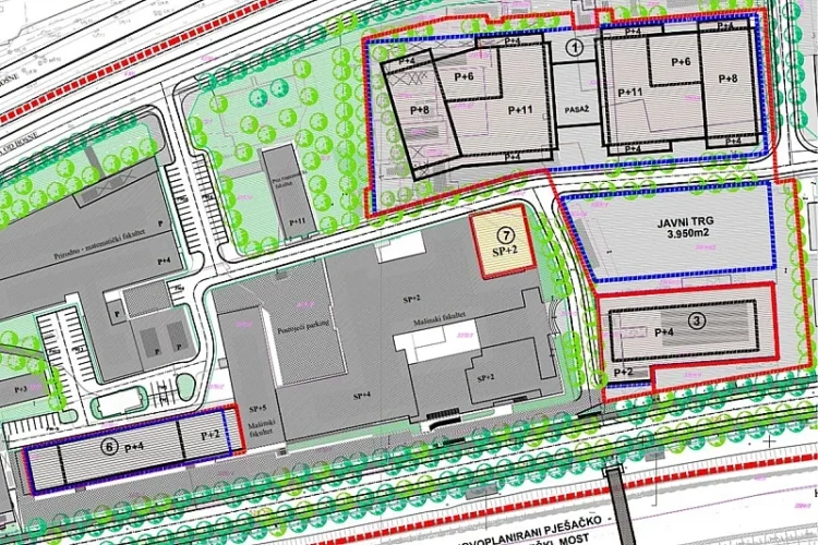 Sutra protesti ispred Vijećnice: Profesori i studenti na ulici, UNSA traži izmjenu plana za Kvadrant C