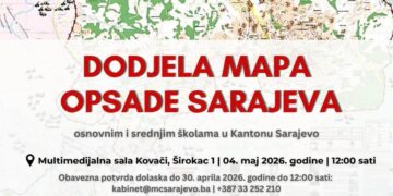 Dodjela mapa „Opsada Sarajeva“ osnovnim i srednjim školama