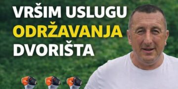 Ibiš Huseinović iz Ilijaša nudi usluge čišćenja i održavanja dvorišta