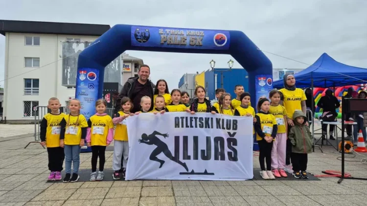 Sjajan nastup AK Ilijaš na utrci „5K Pale“: Osvojeno devet medalja
