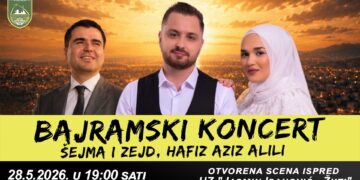 Bajramski koncert u Vogošći: Nastupaju Šejma i Zejd te hafiz Aziz Alili