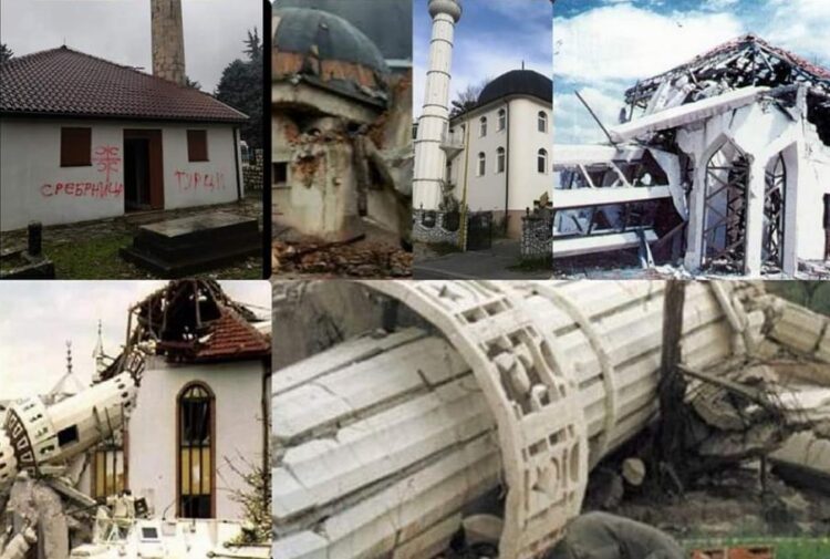 Danas se obilježava Dan džamija: Tokom agresije na BiH porušeno je 613 džamija i 218 mesdžida