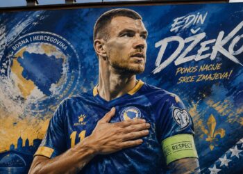 Breza uskoro dobija najveći mural Edina Džeke u Bosni i Hercegovini