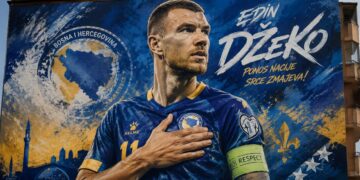 Breza uskoro dobija najveći mural Edina Džeke u Bosni i Hercegovini