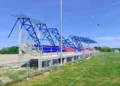 Obrušio se dio krovne konstrukcije na stadionu u Brčkom, izbjegnuta tragedija