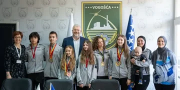 Najbolji taekwondisti TKD Victory na prijemu u Općini Vogošća