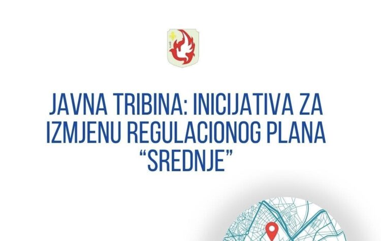 Javna tribina u Srednjem: Rasprava o izmjeni Regulacionog plana