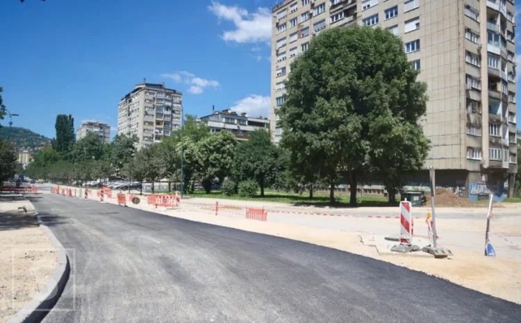 Radovi na Grbavici napreduju: Jedan dio ceste već asfaltiran
