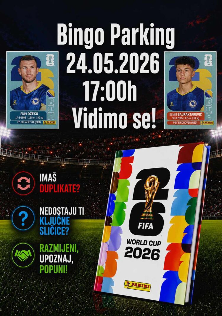 Razmjena Panini sličica ovog vikenda u Ilijašu