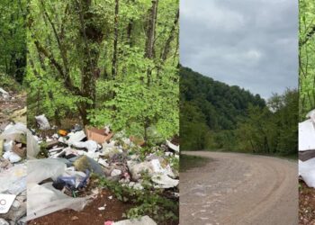 Neviđeno u Misoči: Kamion otpada istresen u kanjon rijeke Misoče (FOTO)
