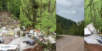 Neviđeno u Misoči: Kamion otpada istresen u kanjon rijeke Misoče (FOTO)