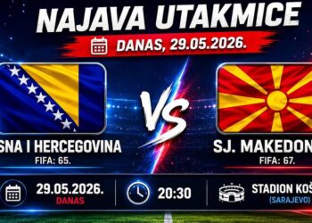 Večeras fudbalski spektakl u Sarajevu: BiH dočekuje Sjevernu Makedoniju