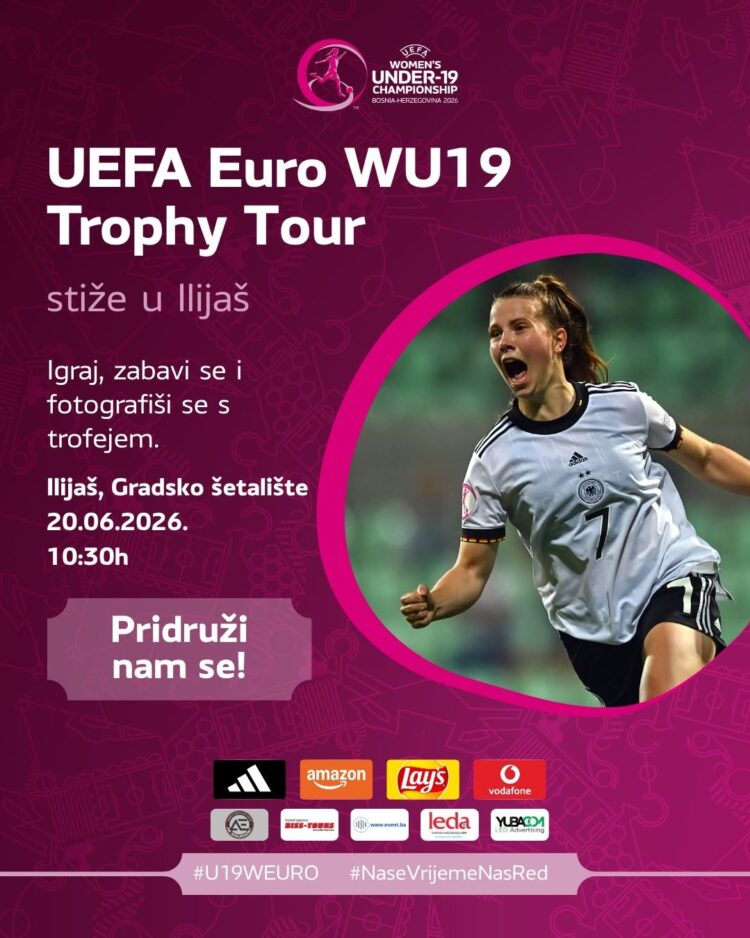 Trofej UEFA Evropskog prvenstva za igračice do 19 godina stiže u Ilijaš
