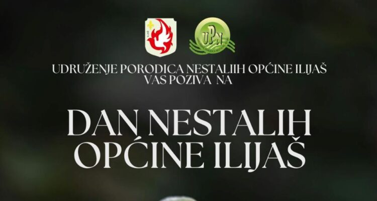 U utorak 9. juna obilježavanje Dana nestalih općine Ilijaš