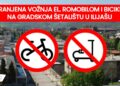 Šetalište u Ilijašu nije trkaća staza: Hoće li se poštovati zabrana vožnje romobila i bicikala?