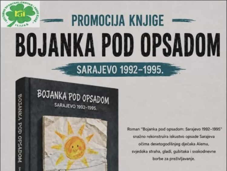 Promocija romana „Bojanka pod opsadom: Sarajevo 1992–1995“ u Ilijašu