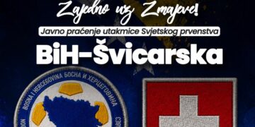 Zajedno uz Zmajeve: Na Trgu Alije Izetbegovića organizovano javno praćenje utakmice BiH – Švicarska