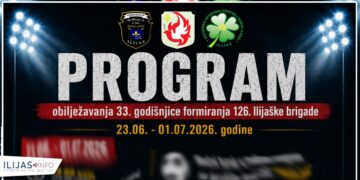 Program obilježavanja 33. godišnjice formiranja 126. ilijaške brigade