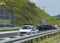 Saobraćajna nesreća na autoputu kod Visokog, na vozilu velika materijalna šteta