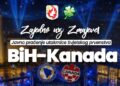 Zajedno uz Zmajeve: Javno praćenje utakmice BiH-Kanada na Trgu Alije Izetbegovića u Ilijašu