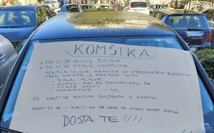 Poruka komšinici u Ilijašu postala hit na mrežama
