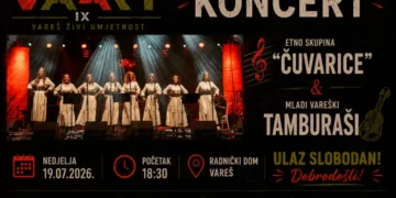 U Varešu koncert Etno skupine Čuvarice u okviru IX VAART Festivala