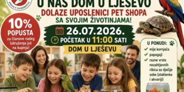 Edukativno druženje djece i roditelja s kućnim ljubimcima u Lješevu