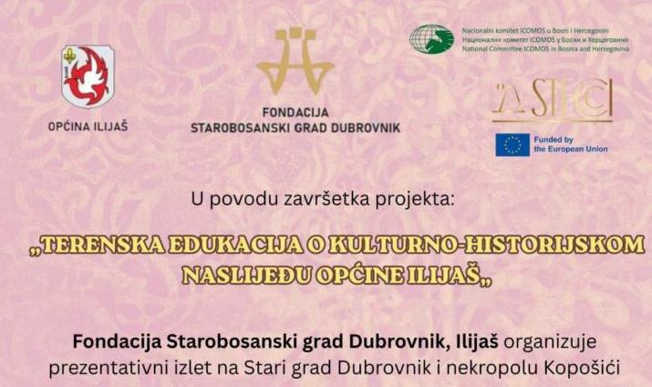 Fondacija Starobosanski grad Dubrovnik organizuje prezentativni izlet na Stari grad Dubrovnik i nekropolu Kopošići