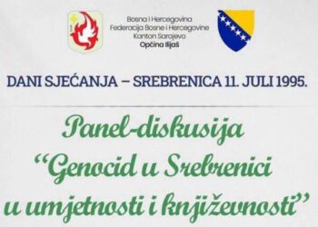 U Ilijašu će večeras biti održana panel-diskusija „Genocid u Srebrenici u umjetnosti i književnosti“