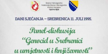 U Ilijašu će večeras biti održana panel-diskusija „Genocid u Srebrenici u umjetnosti i književnosti“