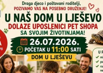 U Lješevu organizovano druženje djece s kućnim ljubimcima uz edukativni program