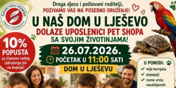 U Lješevu organizovano druženje djece s kućnim ljubimcima uz edukativni program
