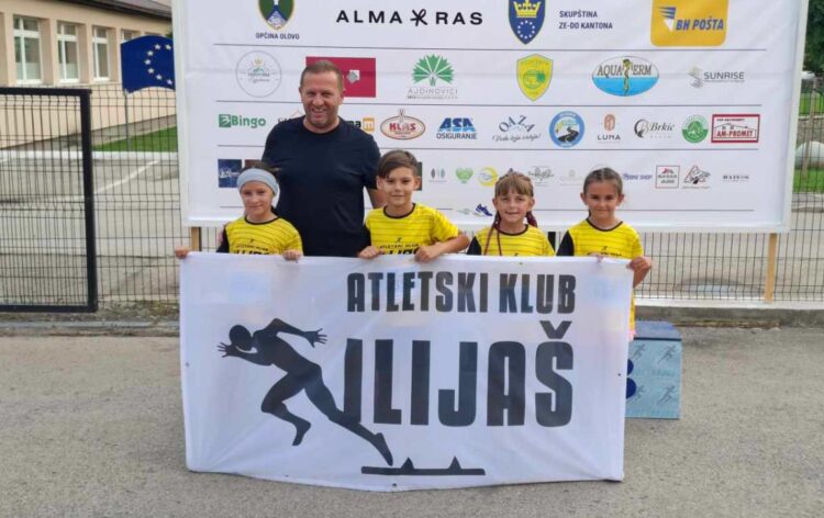 Mladi atletičari AK Ilijaš briljirali na uličnoj utrci u Olovu