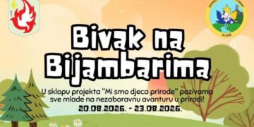 Mladi iz Ilijaša ovog vikenda na Bijambarima: Čeka ih kampovanje, druženje i izviđačke aktivnosti