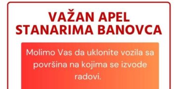 Počeli radovi na Banovcu u Ilijašu: Apel stanarima da uklone vozila