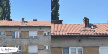 Upozorenje stanara iz Ilijaša: Oštećen krov i kamenje iznad prolaza predstavljaju opasnost