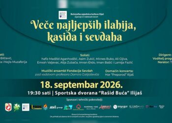 U Ilijašu 18. septembra tradicionalni koncert ilahija, kasida i sevdaha