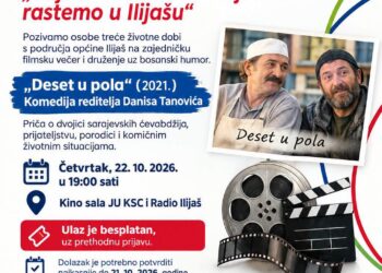 Filmska večer za osobe treće životne dobi u Ilijašu