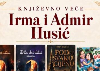 Književno veče s Irmom i Admirom Husićem 18. oktobra u Ilijašu